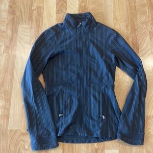 Lululemon LIMITED EDITION grey pin stripe jacket size 6